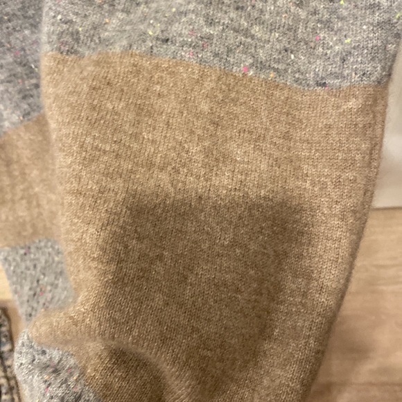 white + warren colorwork oversized gray neon colours knit sweater cashmere - Picture 12 of 16